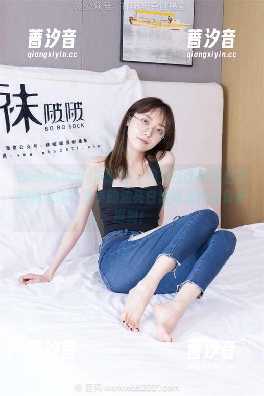 BoBoSocks袜啵啵 - 你见过脚尖露出来的绝美吗？稚予的油亮白丝高清作品集来报到！