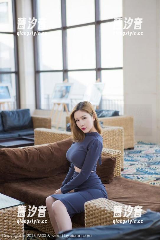 爱蜜社 - Lavinia肉肉的新尝试，挑战御姐风，最新套图：我要留下些什么呢？